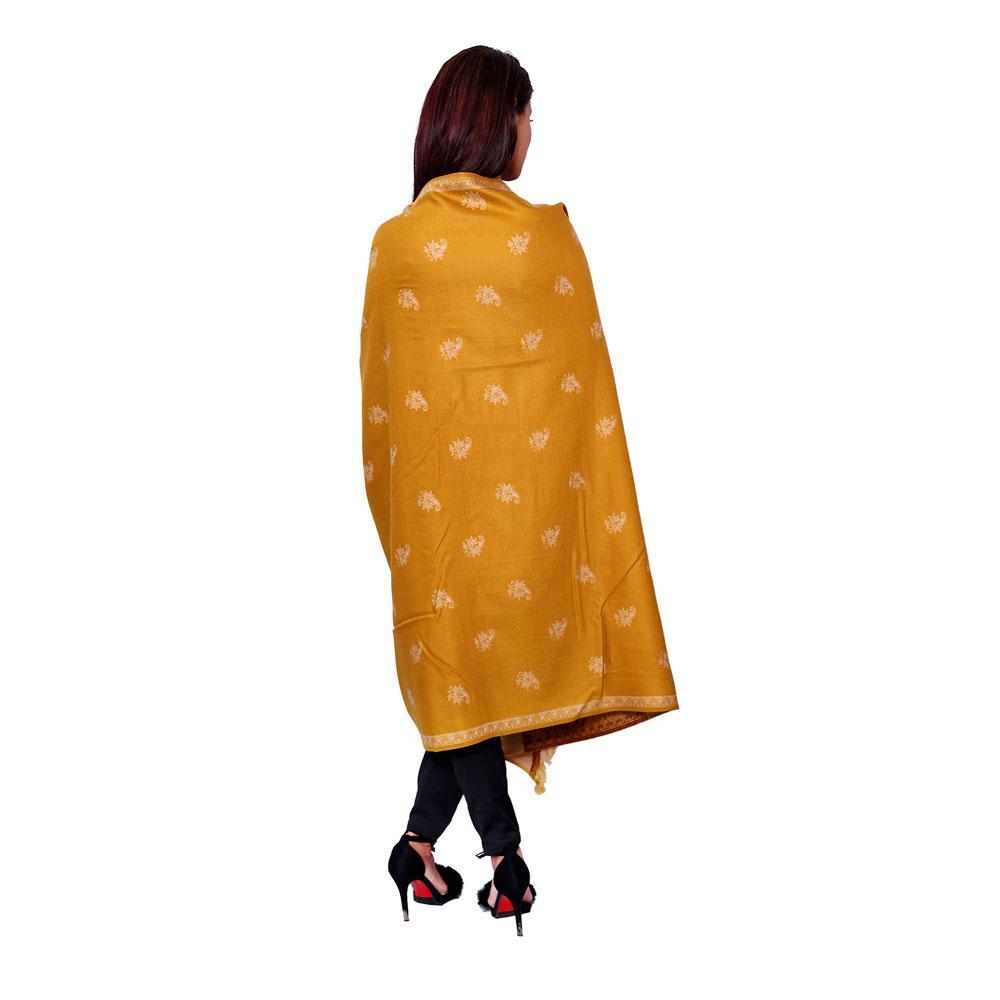 STOLR Women's  Acrylic Golden Shawl/Wrap for Women Size W80*L40