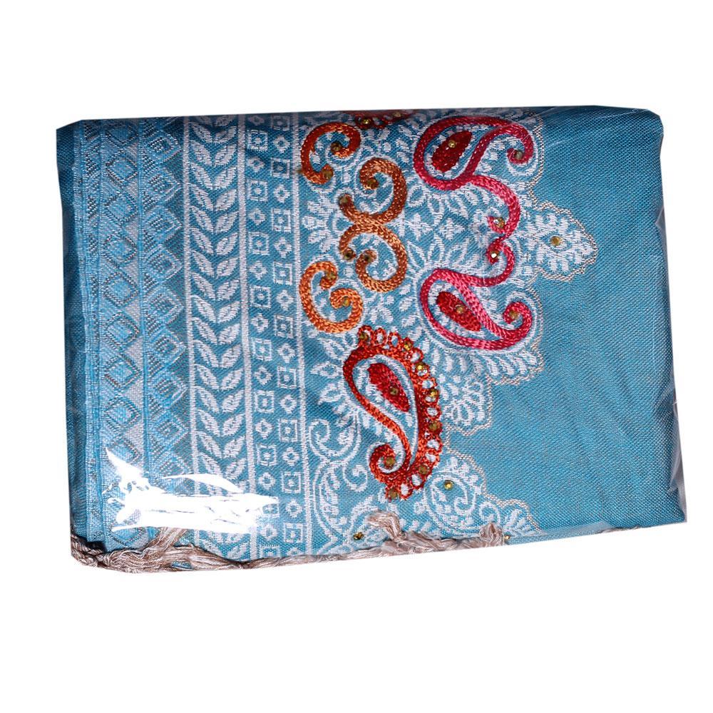 STOLR Girl's  Finewool Blue Stole/Wrap/Shawl for  Girls & Women Size W80*L28