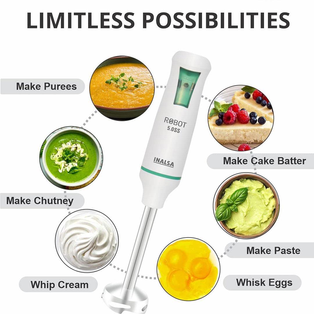 INALSA Robot 5.0 SS hand blender
