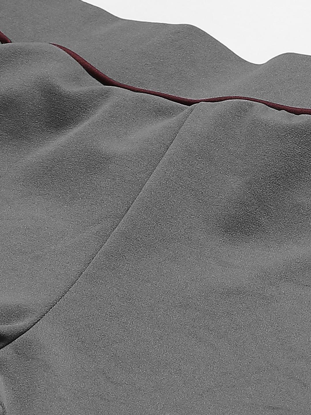 PICOT Women Grey Solid Tights