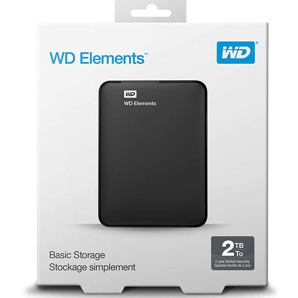 WD Elements 2TB Portable External Hard Drive (Black)