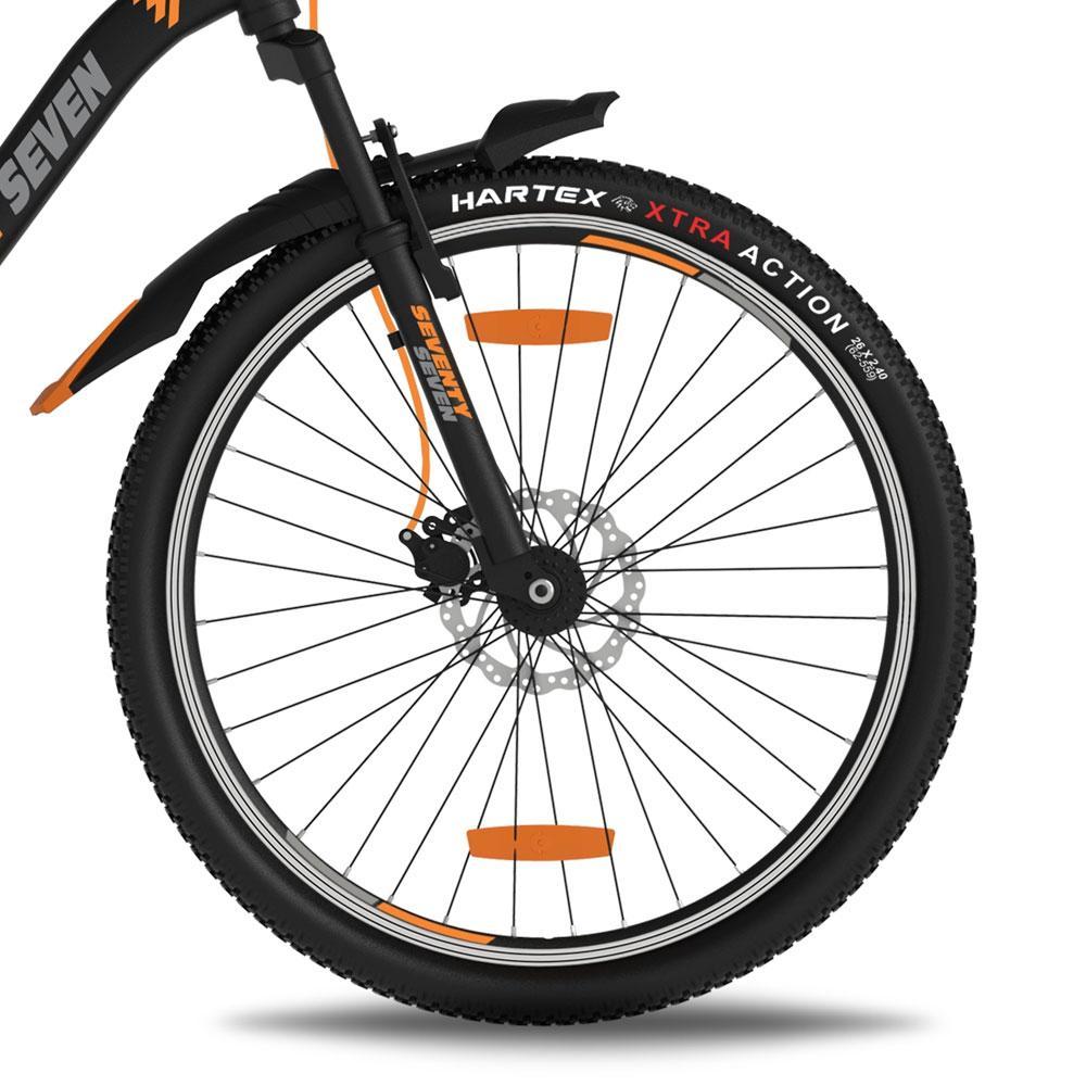SEVENTY SEVEN MX2| Mountain Bike | Unisex | 26 | Dual Disc |Front Suspension |Steel | 21 Speed