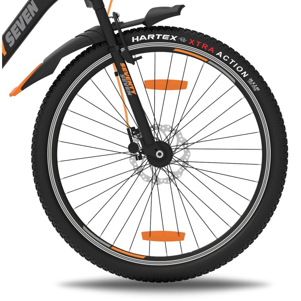 SEVENTY SEVEN MX2| Mountain Bike | Unisex | 26 | Dual Disc |Front Suspension |Steel