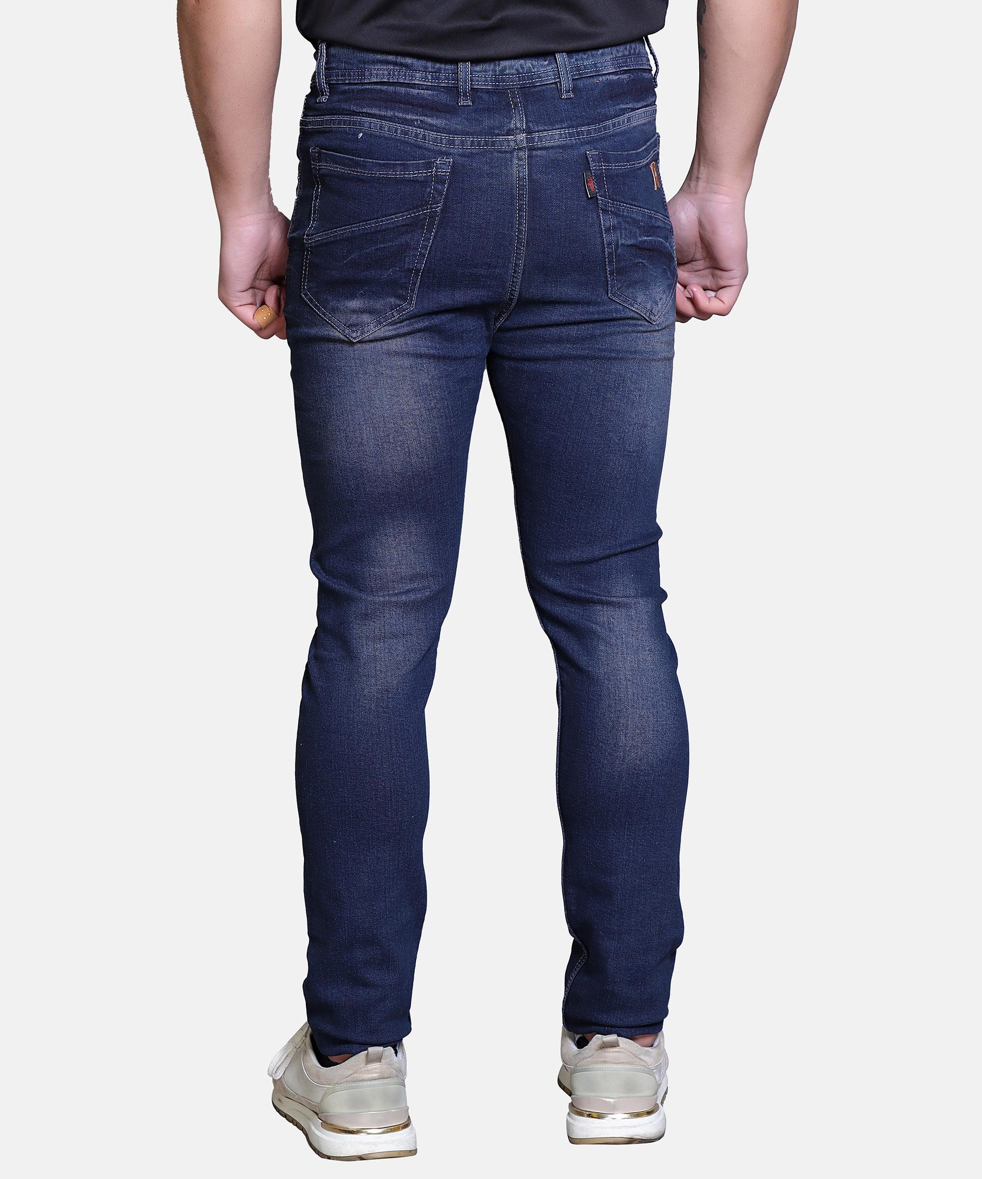 Men Regular Jeans Brown Tint