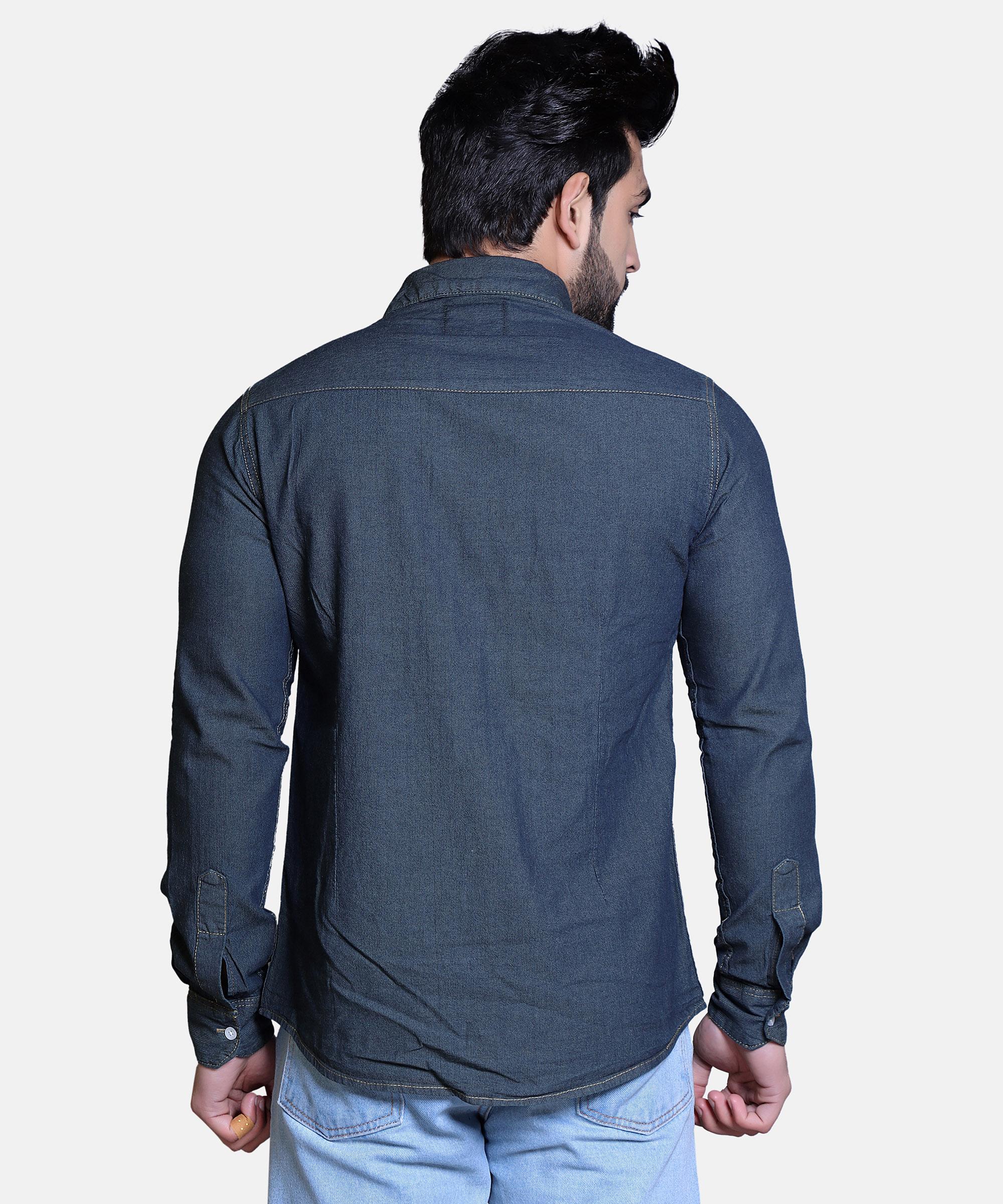 Men Shirt Full Sleeve – BASE BLUE
