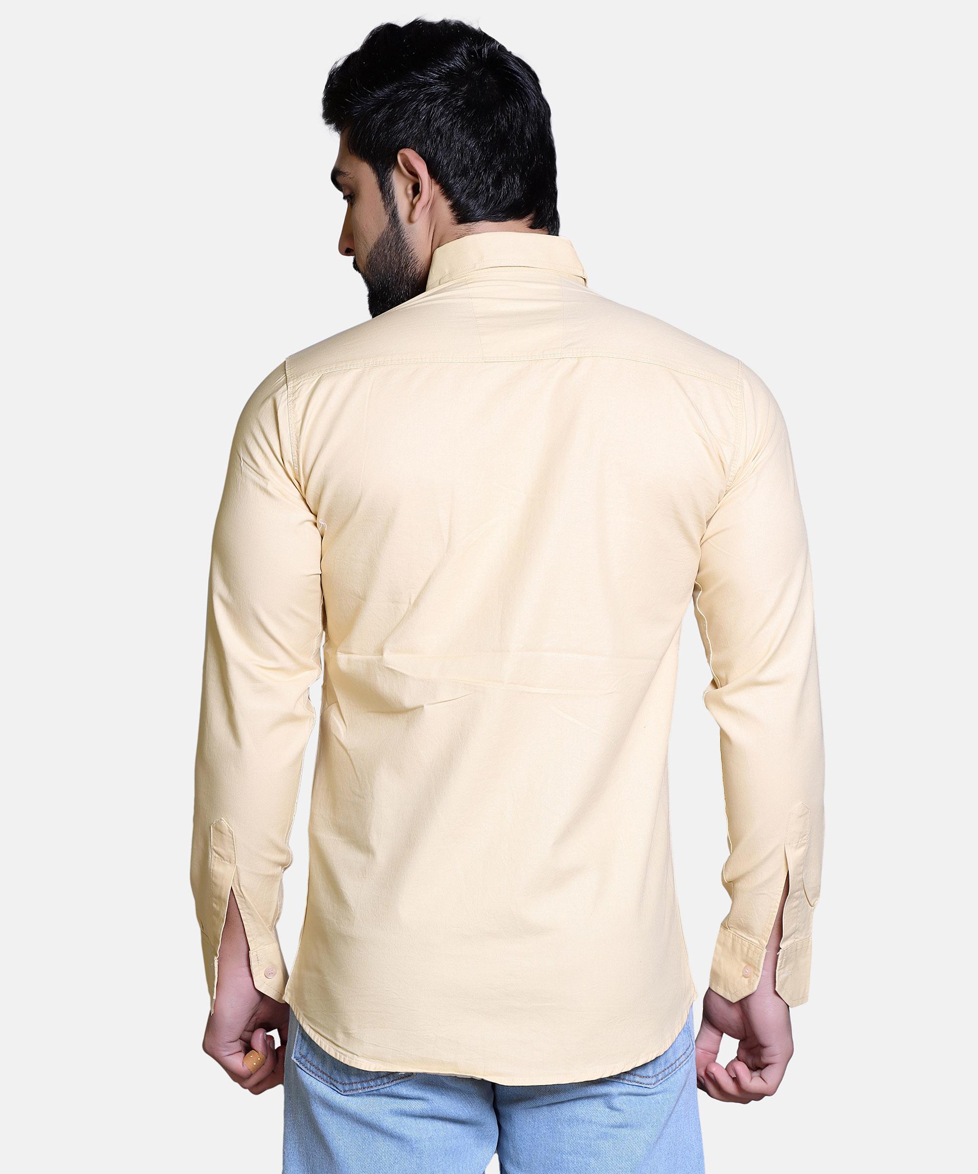 Men Shirt Full Sleeve – CREAM