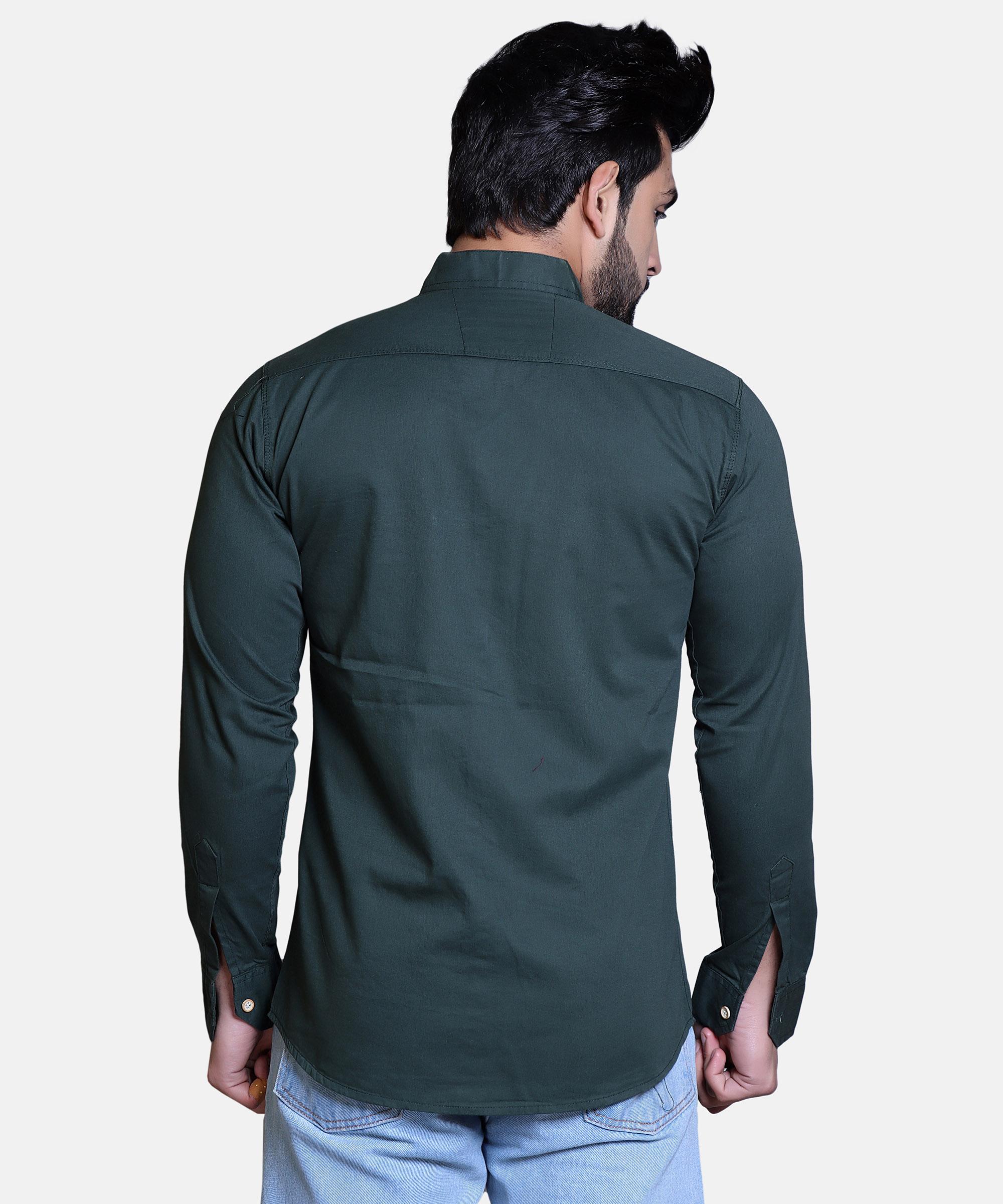 Men Shirt Full Sleeve – DARK TEAL
