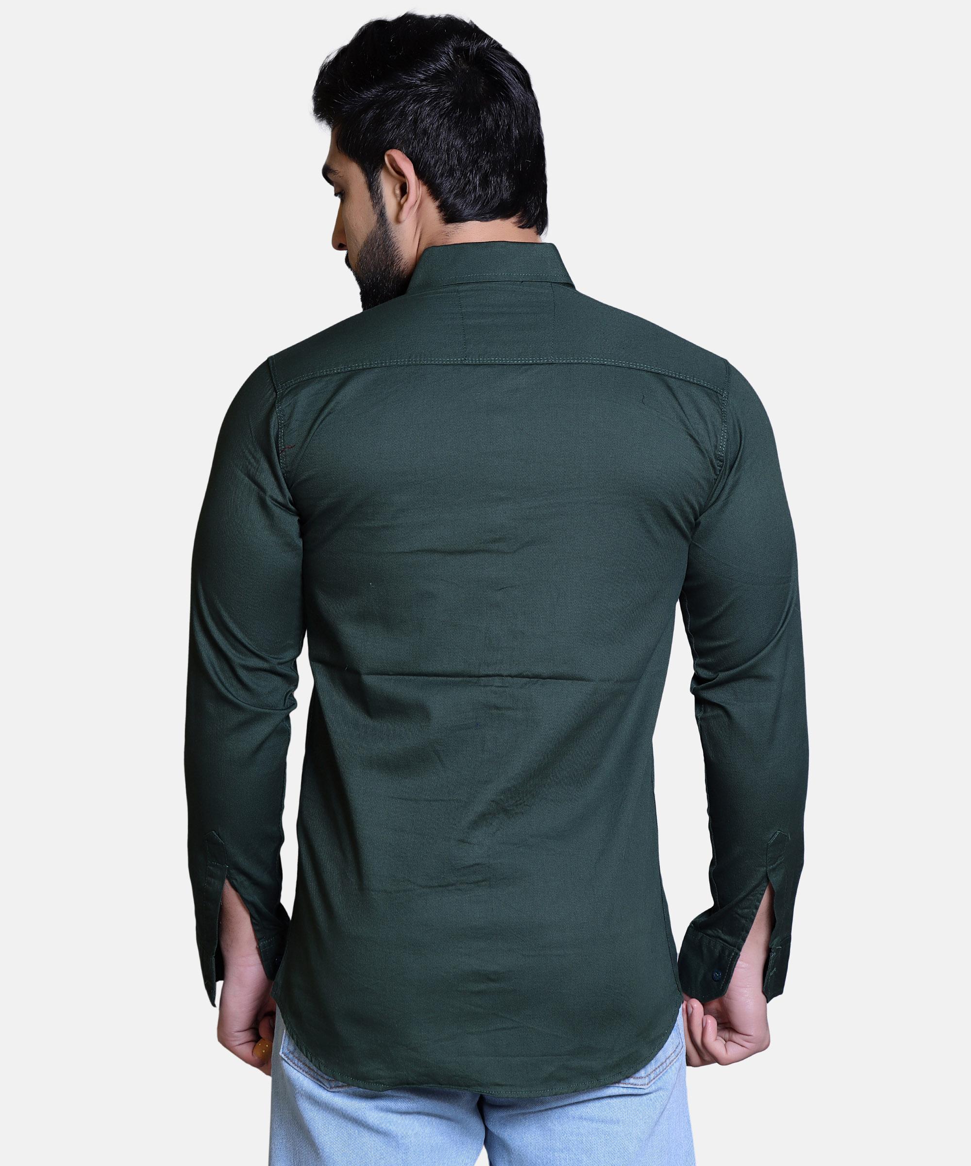 Men Shirt Full Sleeve – HUNTER GREEN