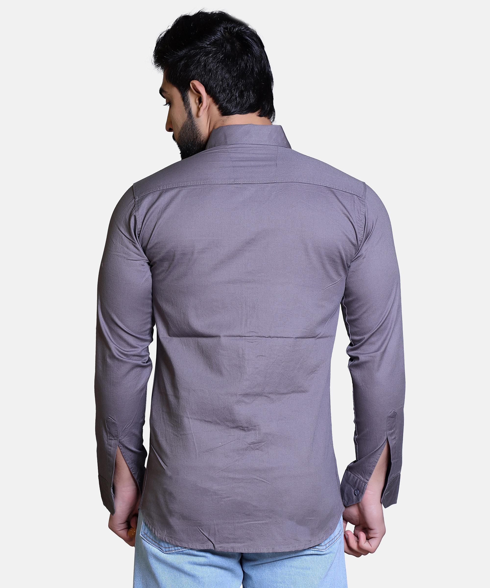 Men Shirt Full Sleeve – METAL GREY