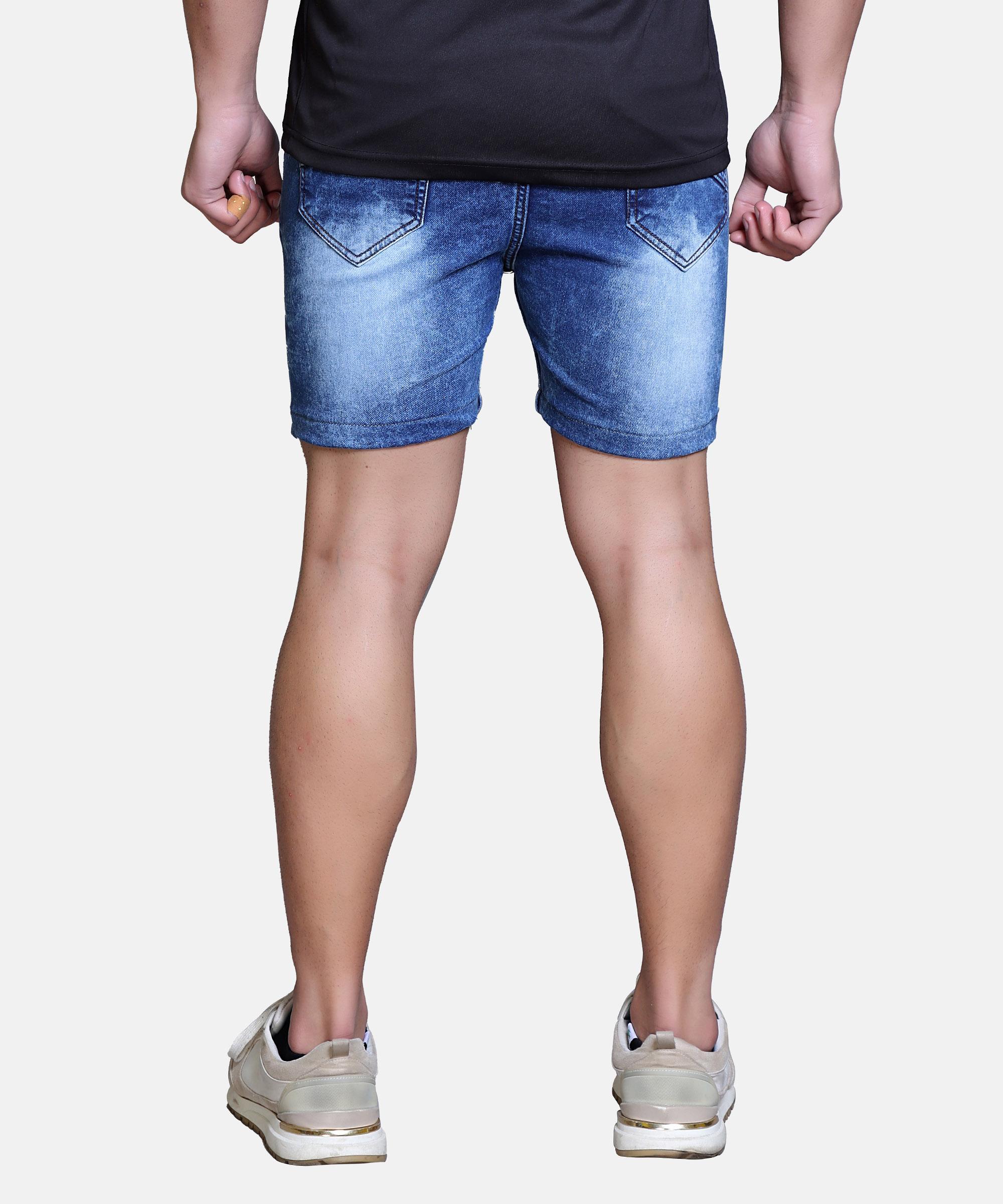 Men’s Regular Fit Shorts – Light blue HARD WASH