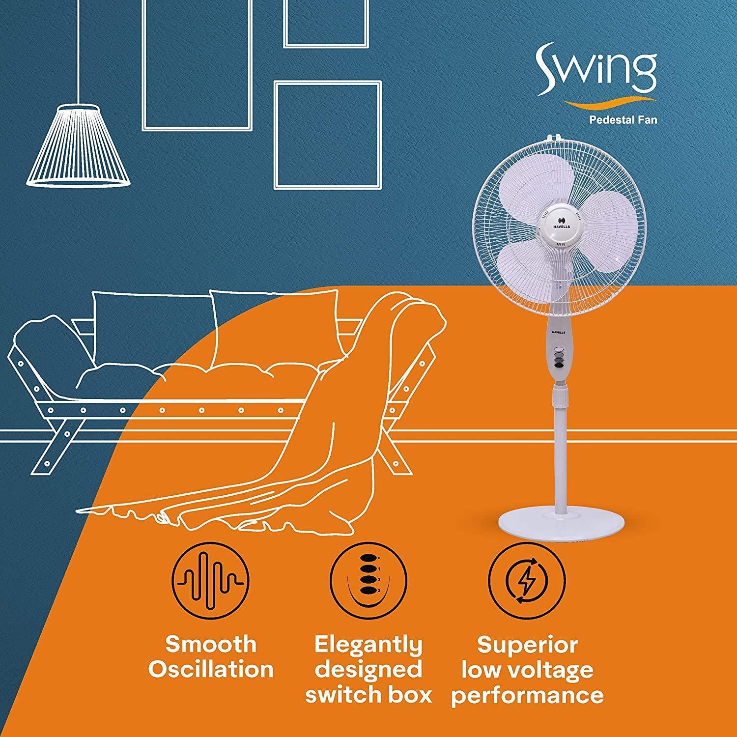 Havells Pedestal Fan Swing, 1 N