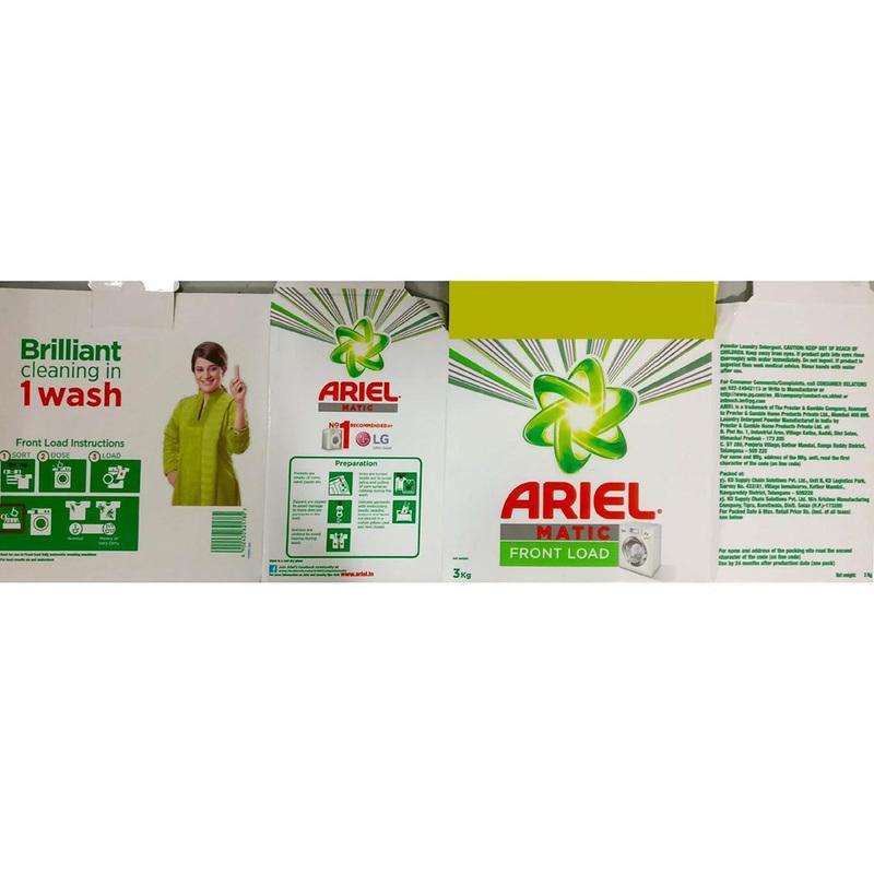 Ariel Detergent Powder Front Load 3 kg