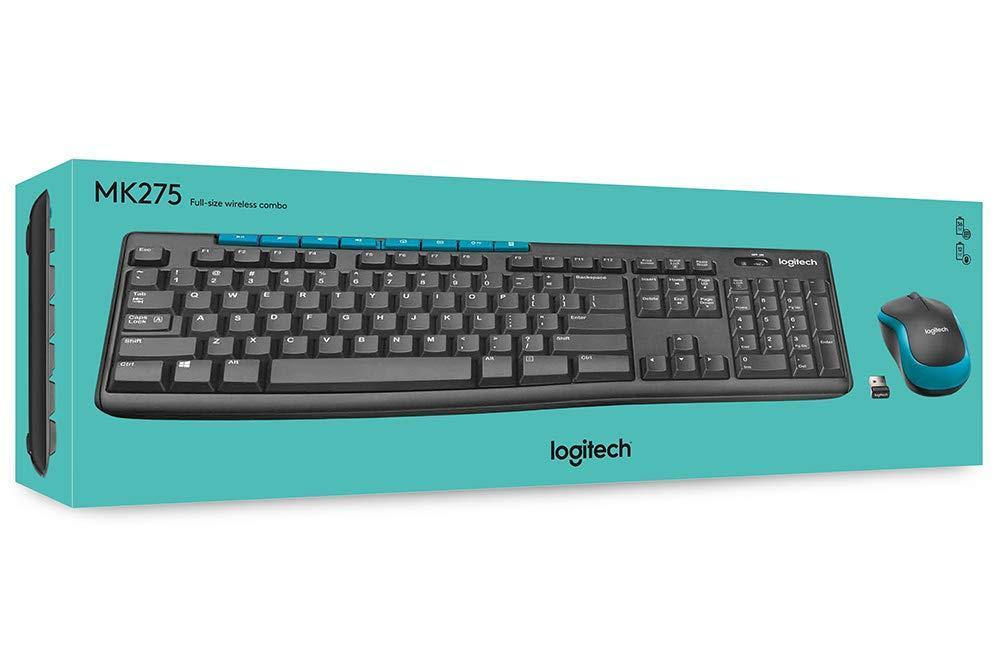 Logitech MK275 Wireless Keyboard and Mouse Combo 