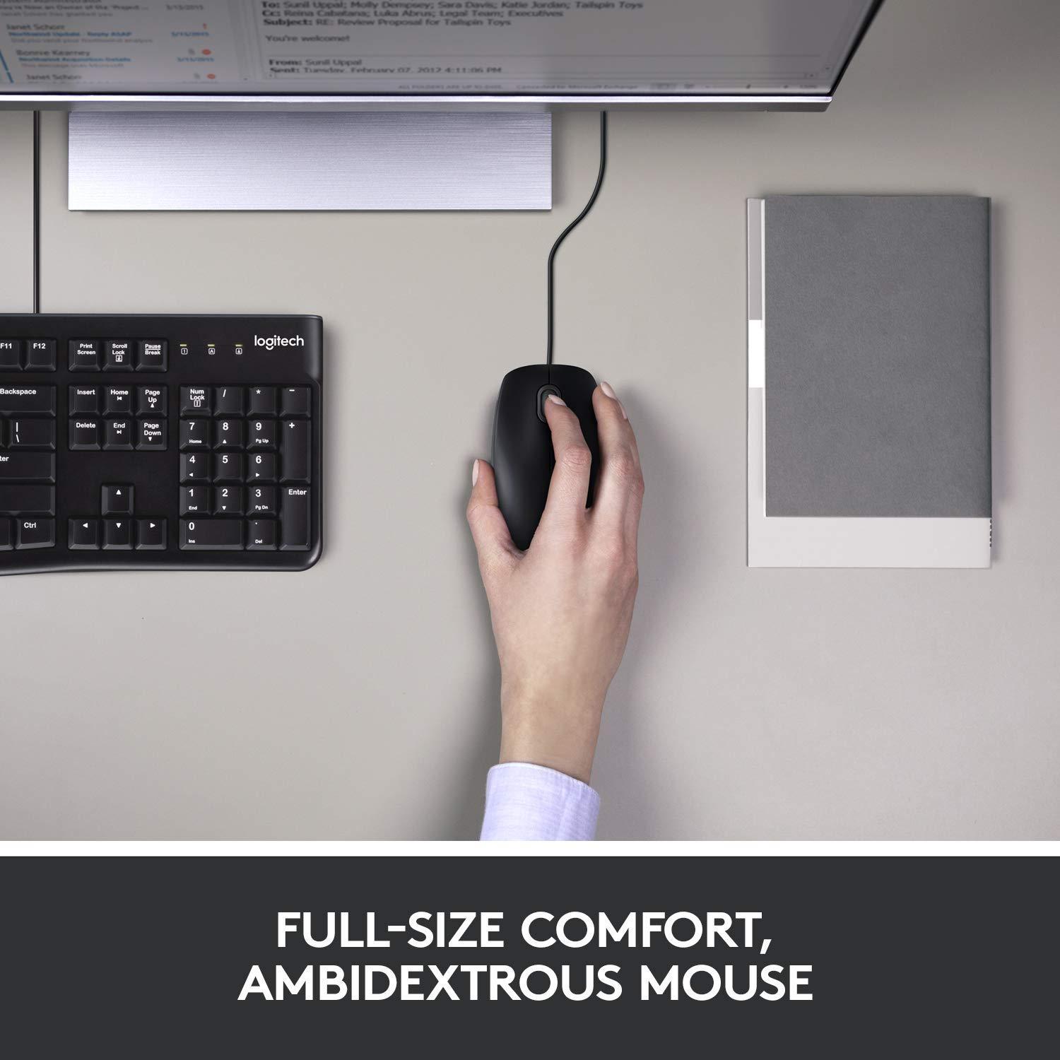 Logitech Mk 120 Wired Combo