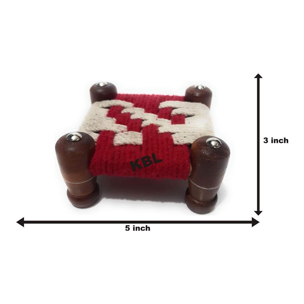 KBL Wooden Punjabi Culture Special Full Set with Charkha Chaki Madani Pidi Antique Piece (Brown)