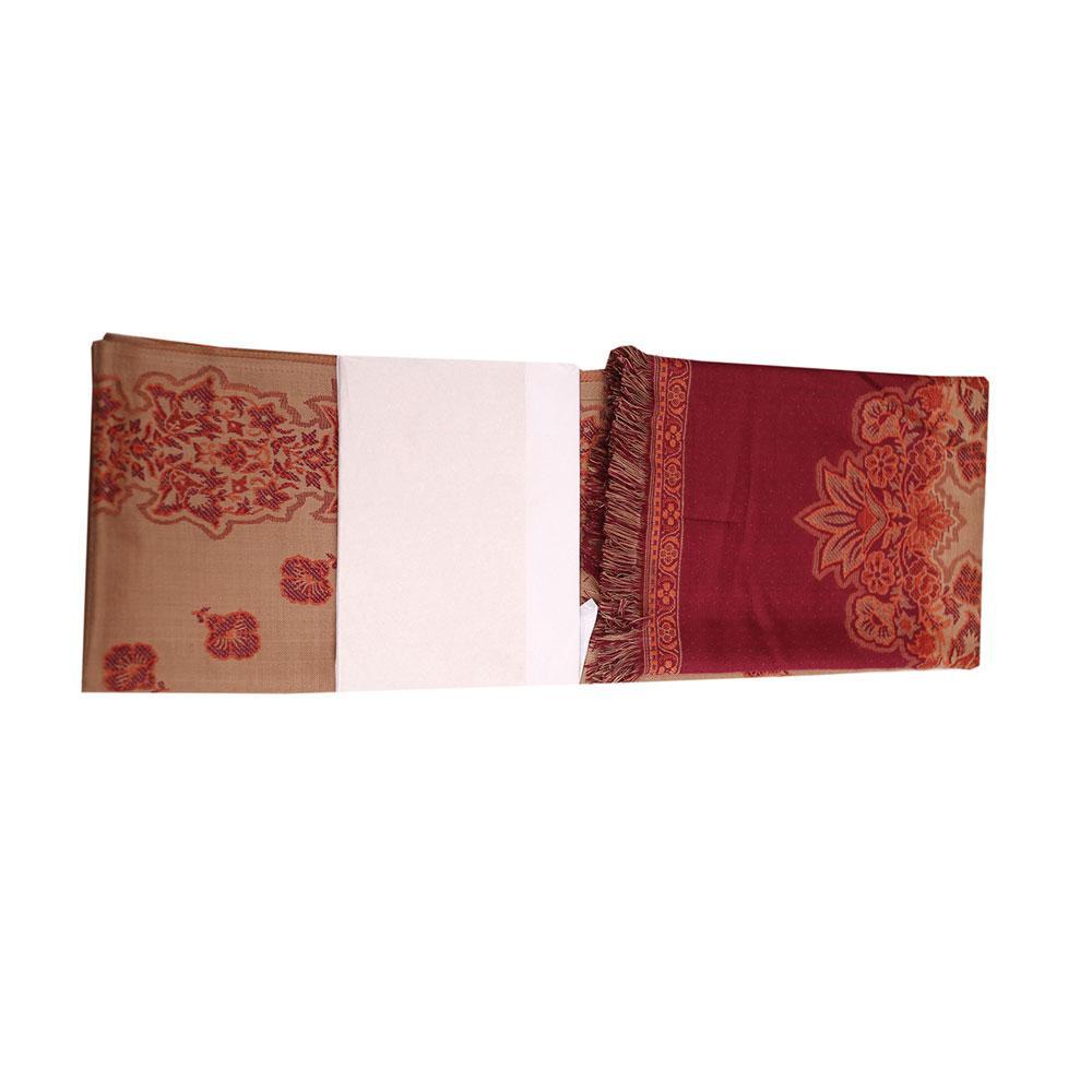 STOLR Women's  Acrylic Brown Shawl/Wrap for Women Size W80*L40