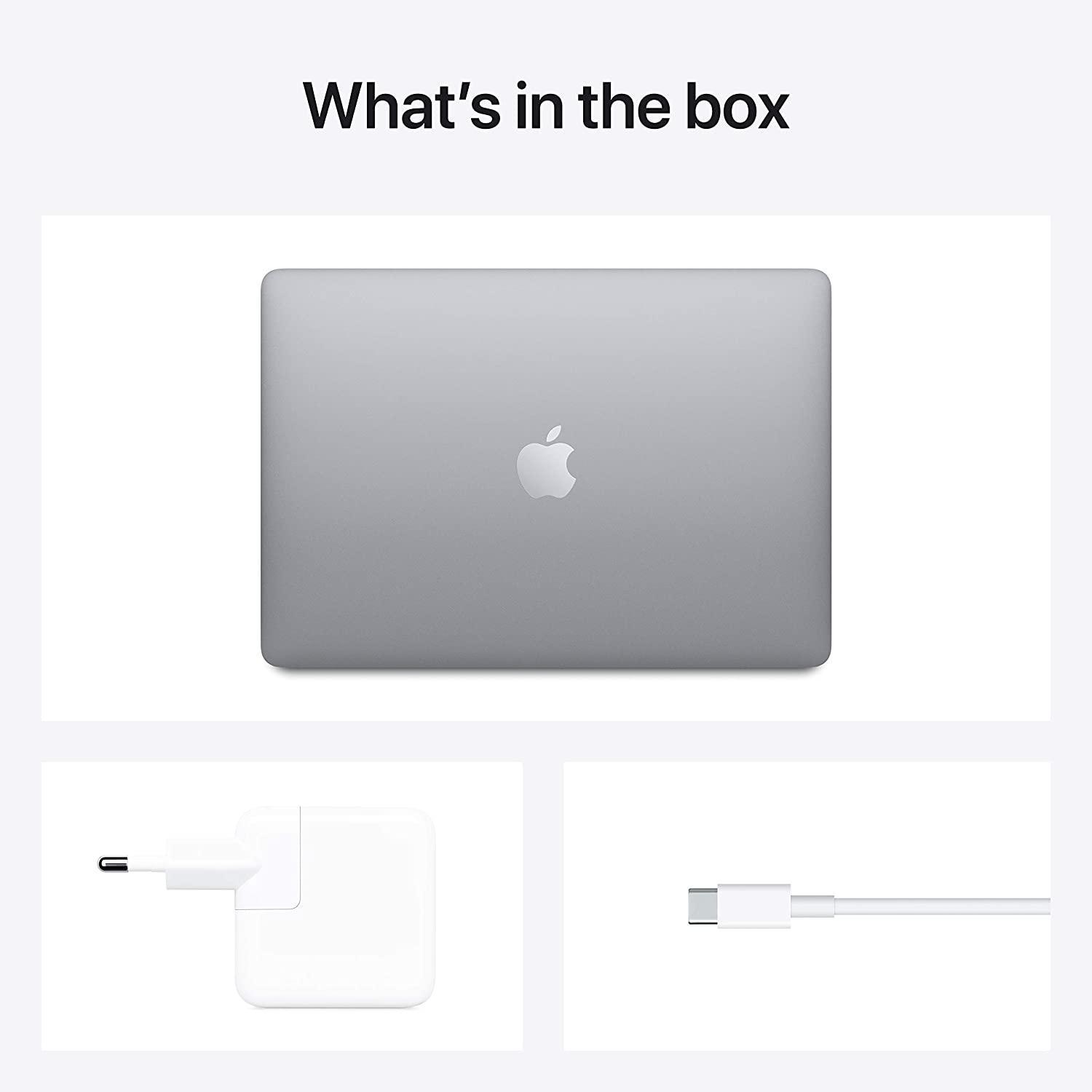 Apple MacBook Air (Apple M1 chip with 8‑core CPU and 8‑core GPU, 8GB RAM, 512GB SSD) - Space Grey