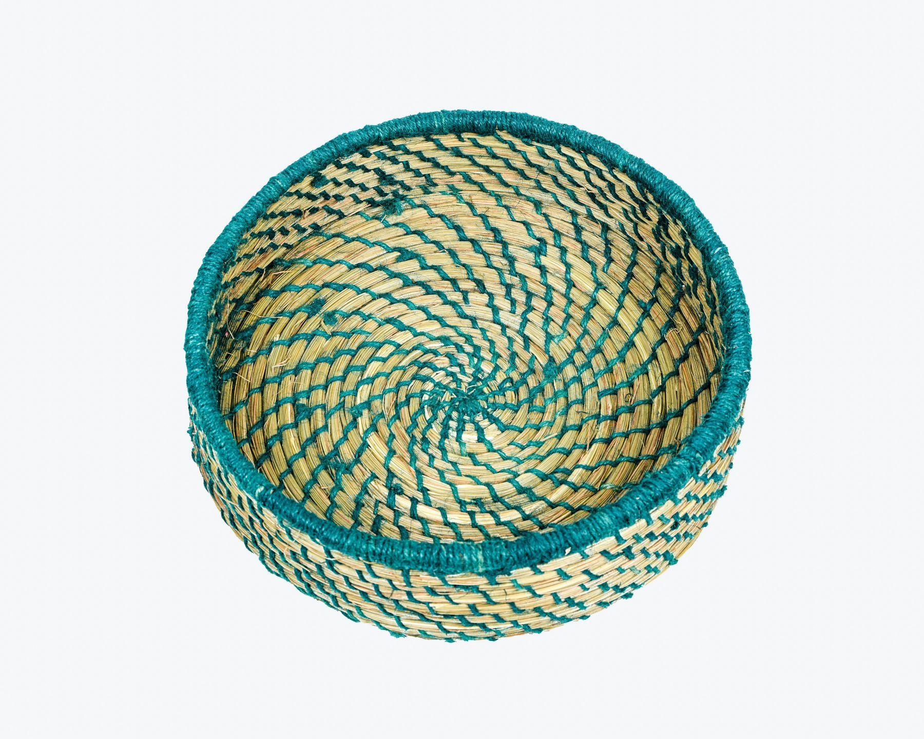 Handmade Braided SABAII GRASS ROUND MULTI- UTILITY BASKET(Set of 3)