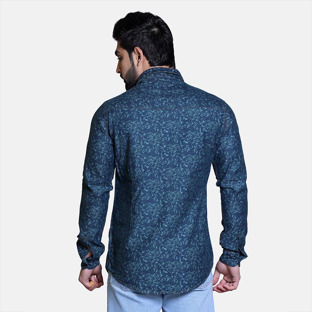 Men Shirt Full Sleeve – GREEN TINT