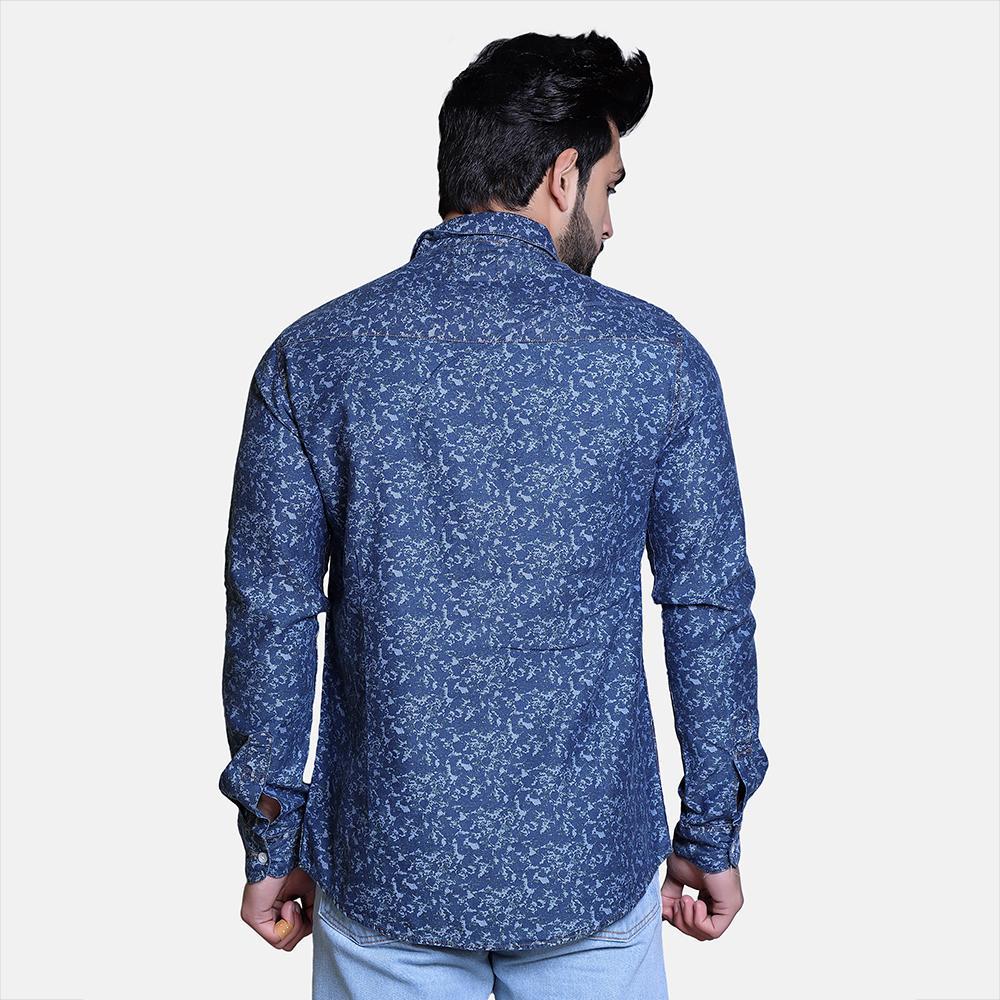 Men Shirt Full Sleeve – BLUE