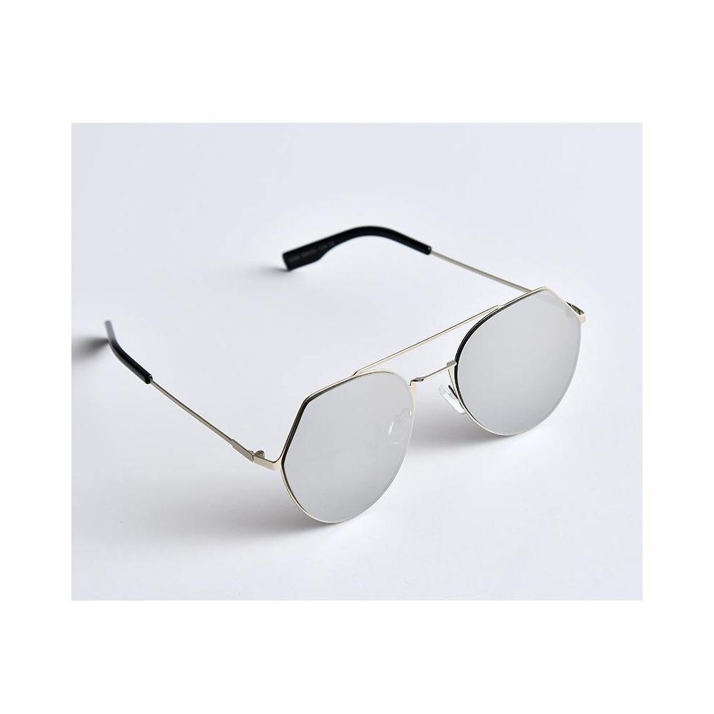 XIMI VOGUE™ Trendy Polygonal Thin Steel Sunglasses-Silver