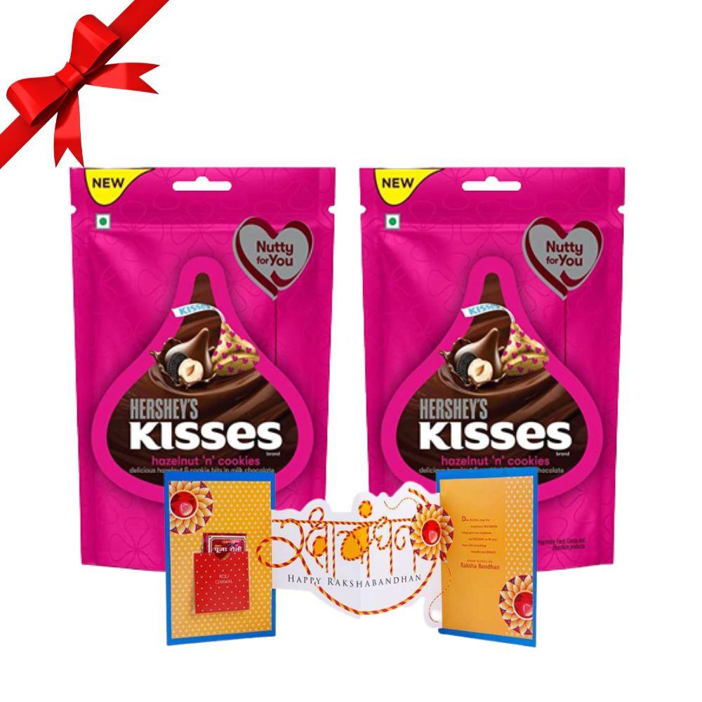 HERSHEYS CHOC KISSES HZLNUT 108GM
