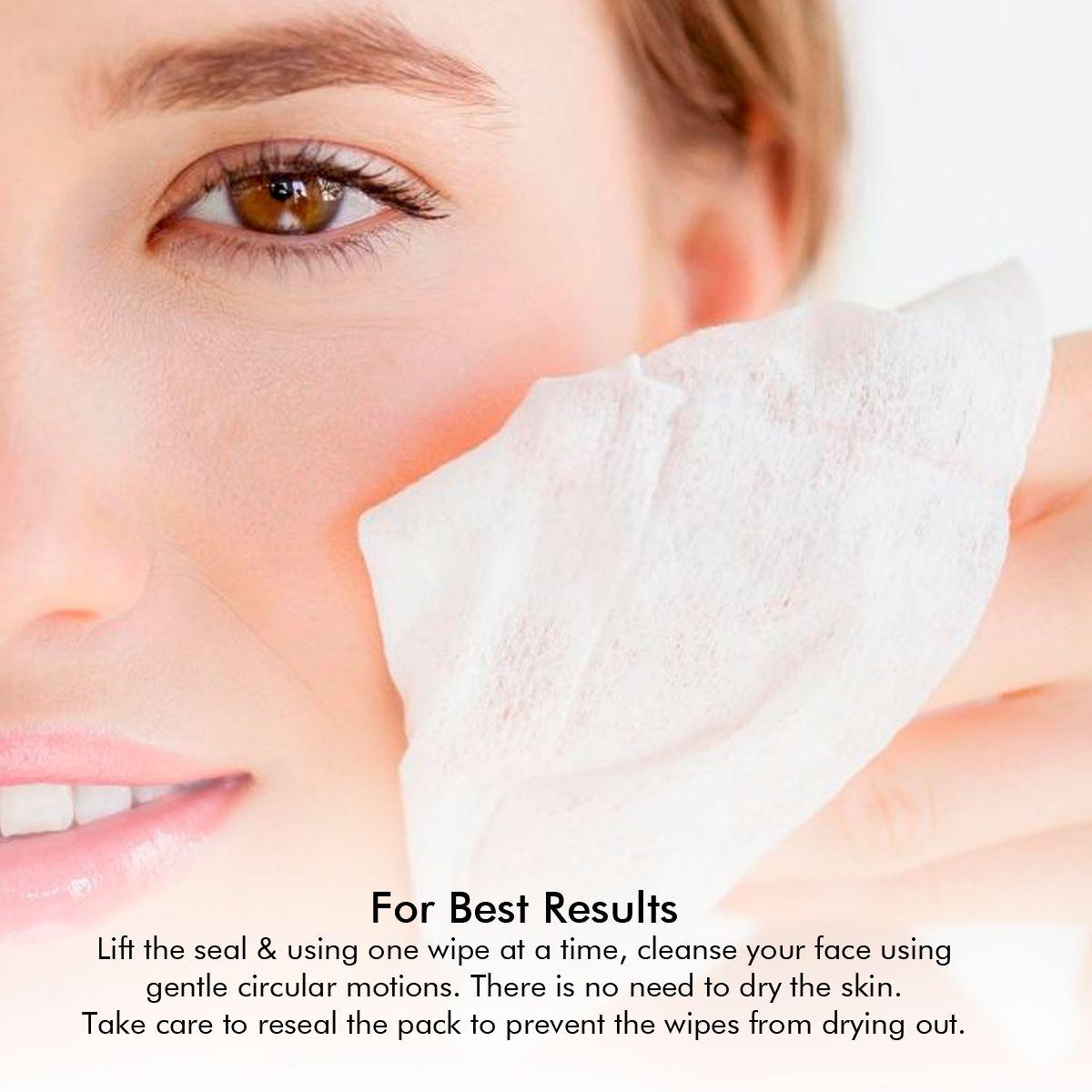 Tea Tree & Peppermint Face Cleansing Wipes Combo to cleanse & refresh your skin (Pack of 50)