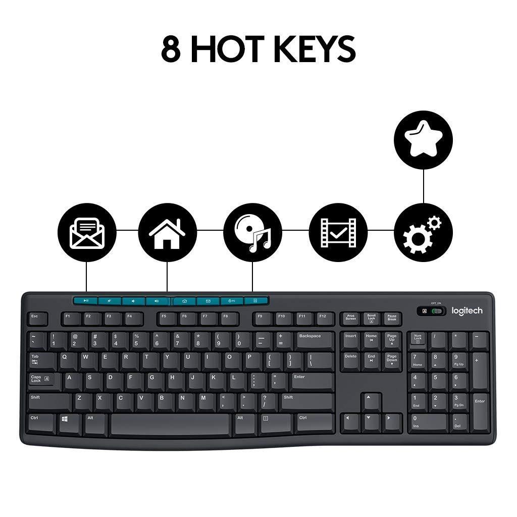Logitech MK275 Wireless Keyboard and Mouse Combo 