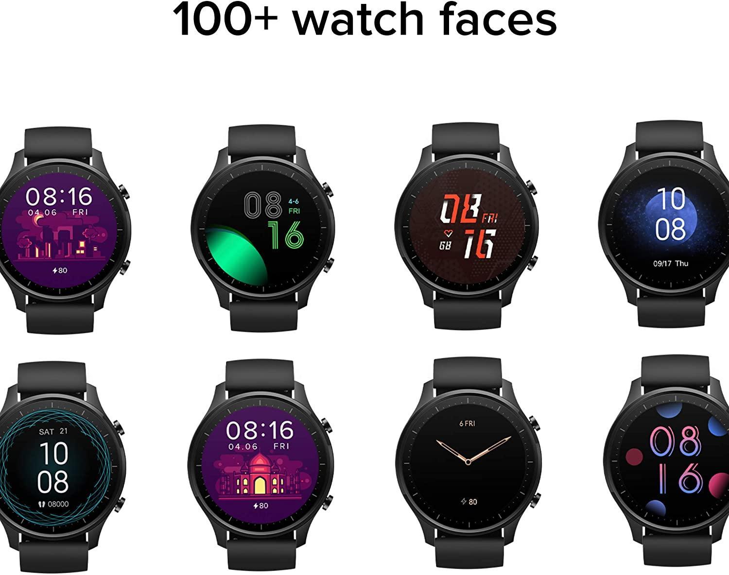 Mi Watch Revolve,1.39 AMOLED Screen,5ATM Water Resistant,VO2 Max,First Beat Motion Algorithm,Stress & Sleep Management, Chrome Silver 