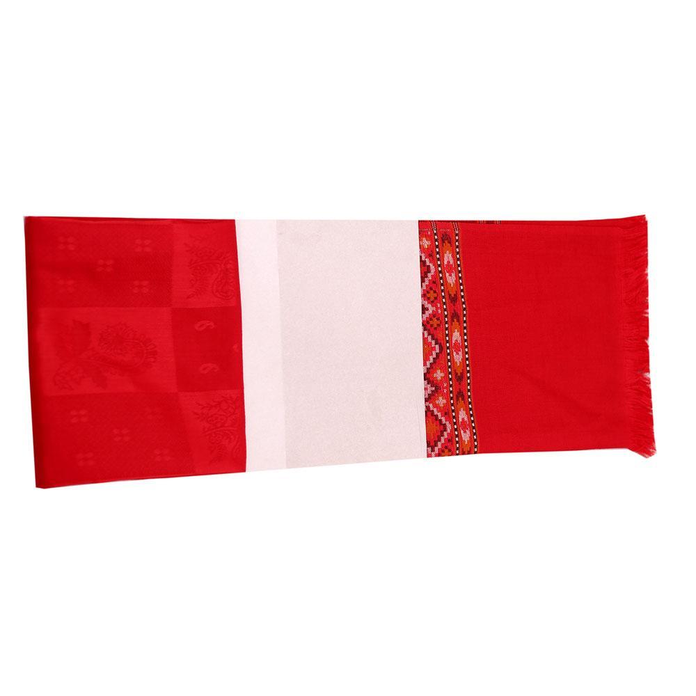 Stolr Women's  Acrylic Red Shawl Wrap for Women Size W80*L40