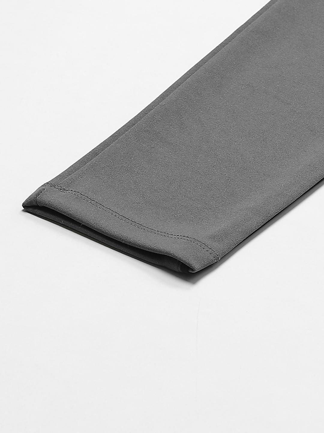 PICOT Women Grey Solid Tights