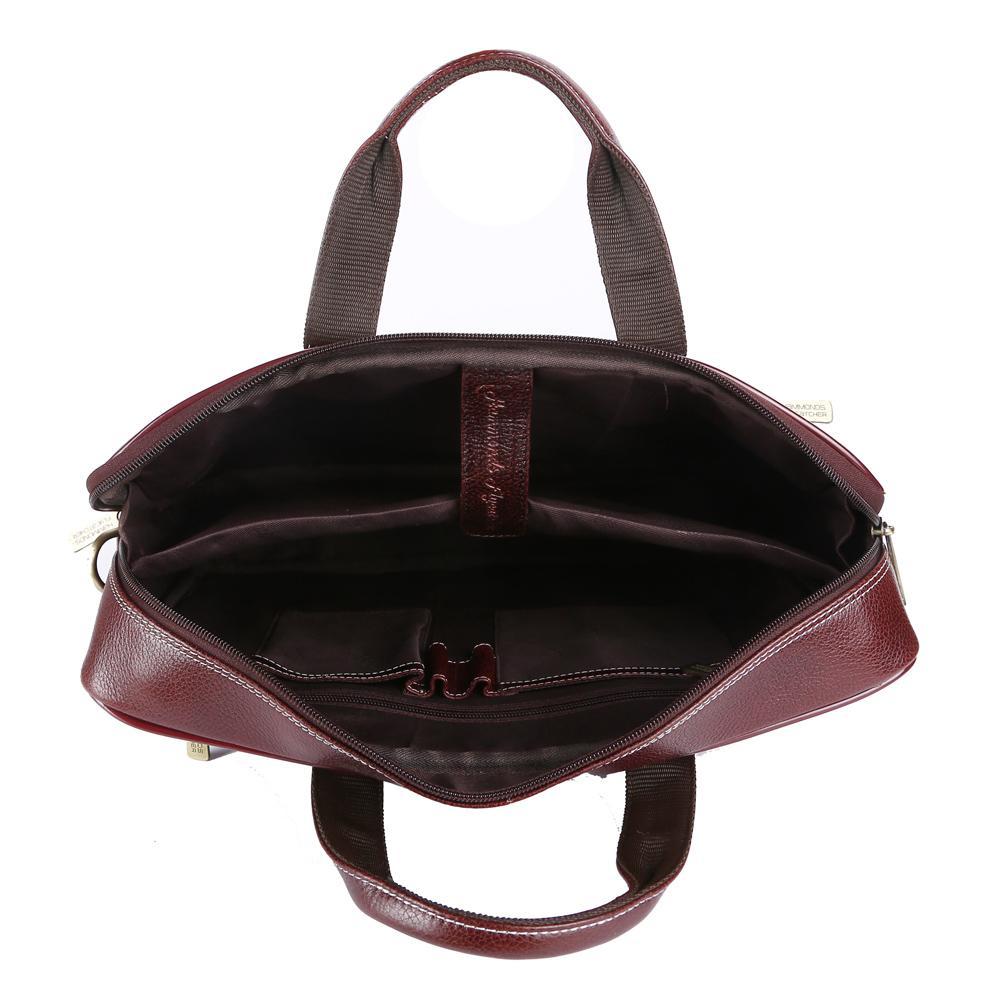 Hammonds Flycatcher Original Bombay Brown Leather 15.6 inch Laptop Messenger Bag