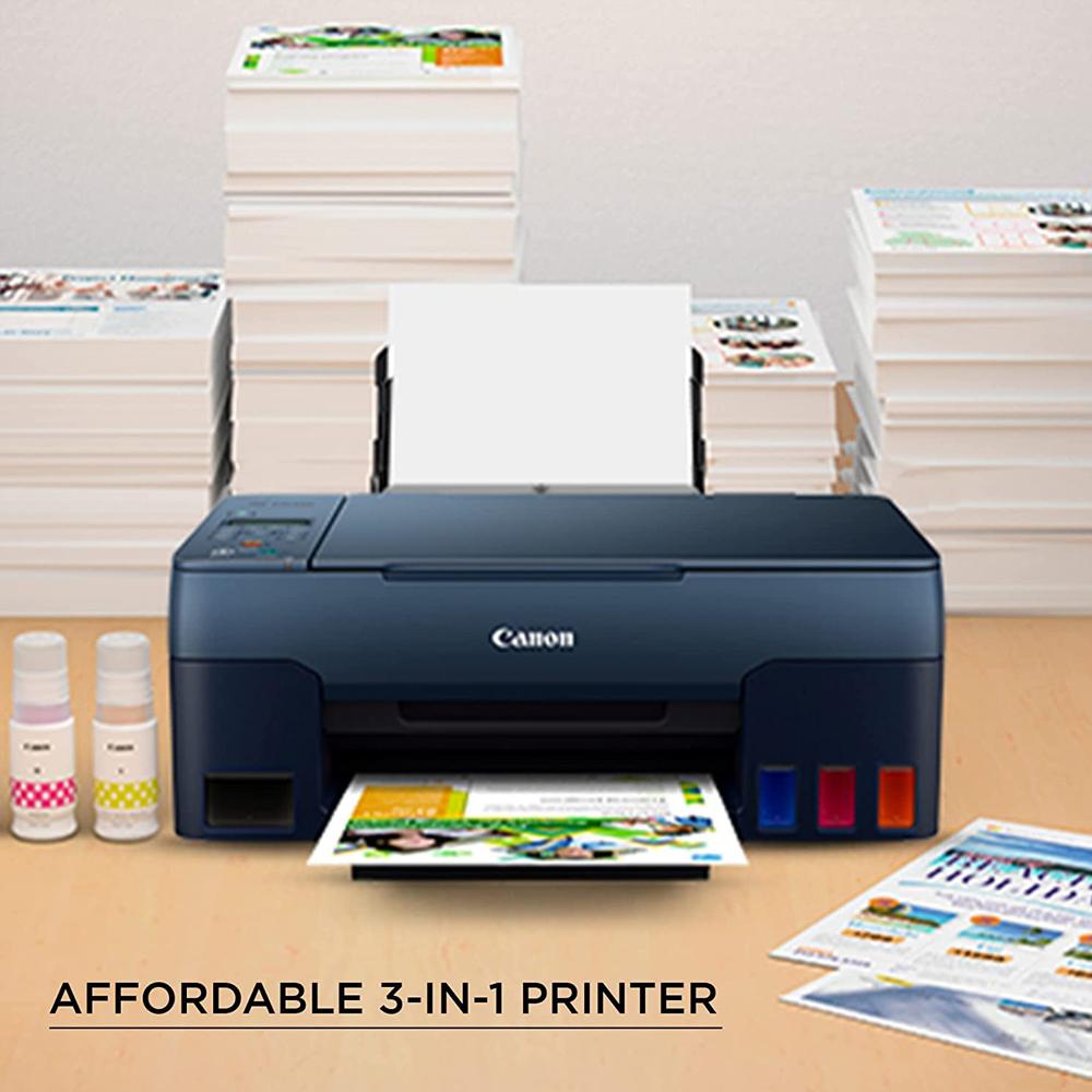Canon PIXMA G2020 Mono/Colour, Print,Scan,Copy,High Volume Printing, 5.08cm LCD, User Replaceable Print Heads & Maintainence Cartridge