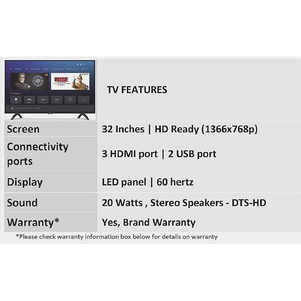 MI LED TV 4A PRO 32" LM (L32M5-AL)