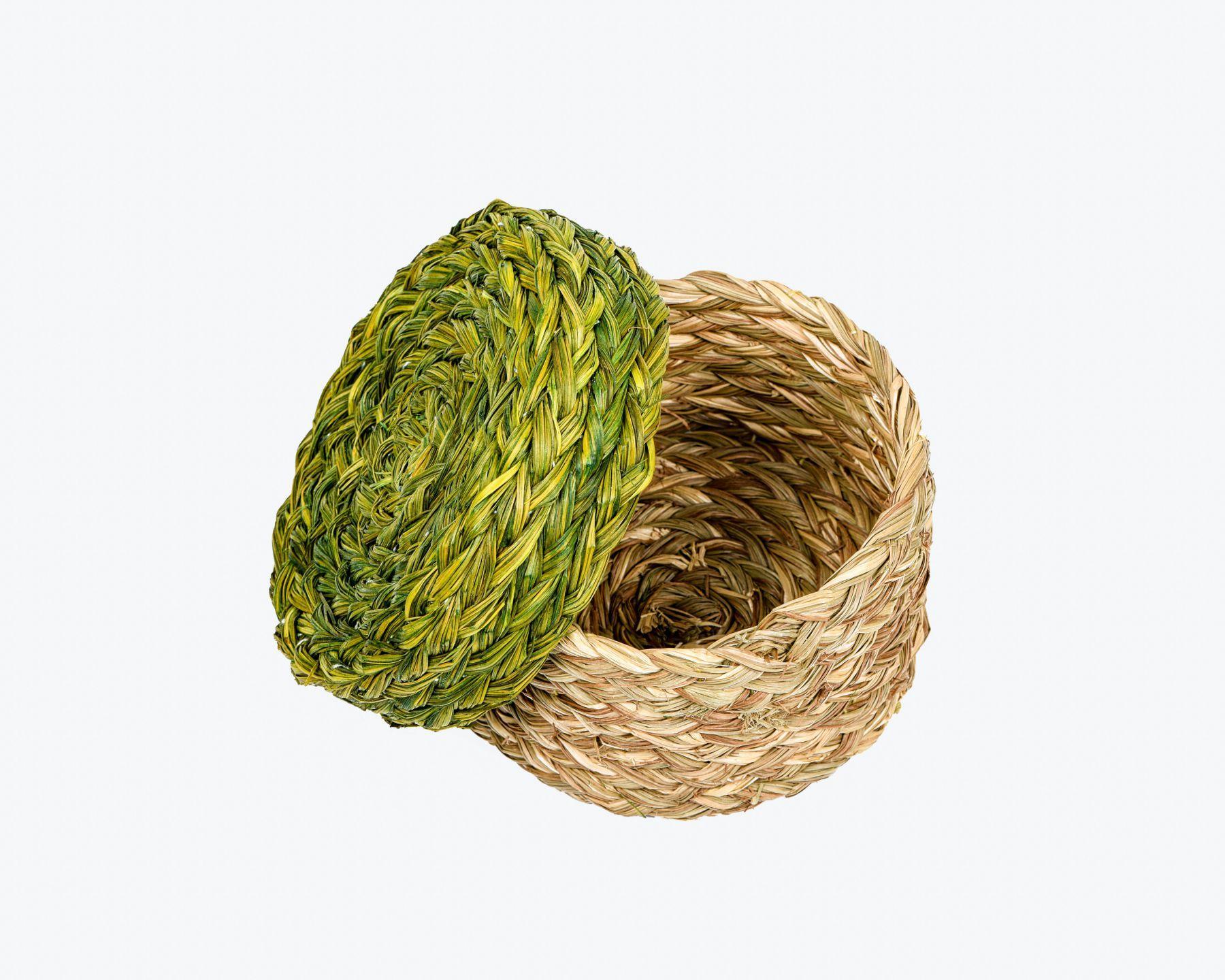 Handmade Braided Sabaii Grass Storage Box (set of 3)