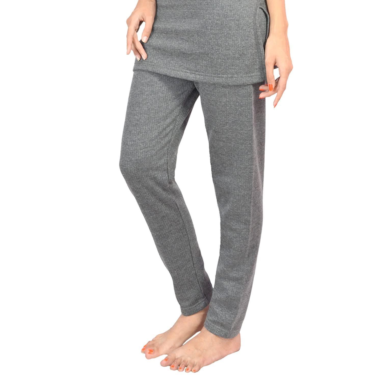 Picot  Women Thermal Grey Lower