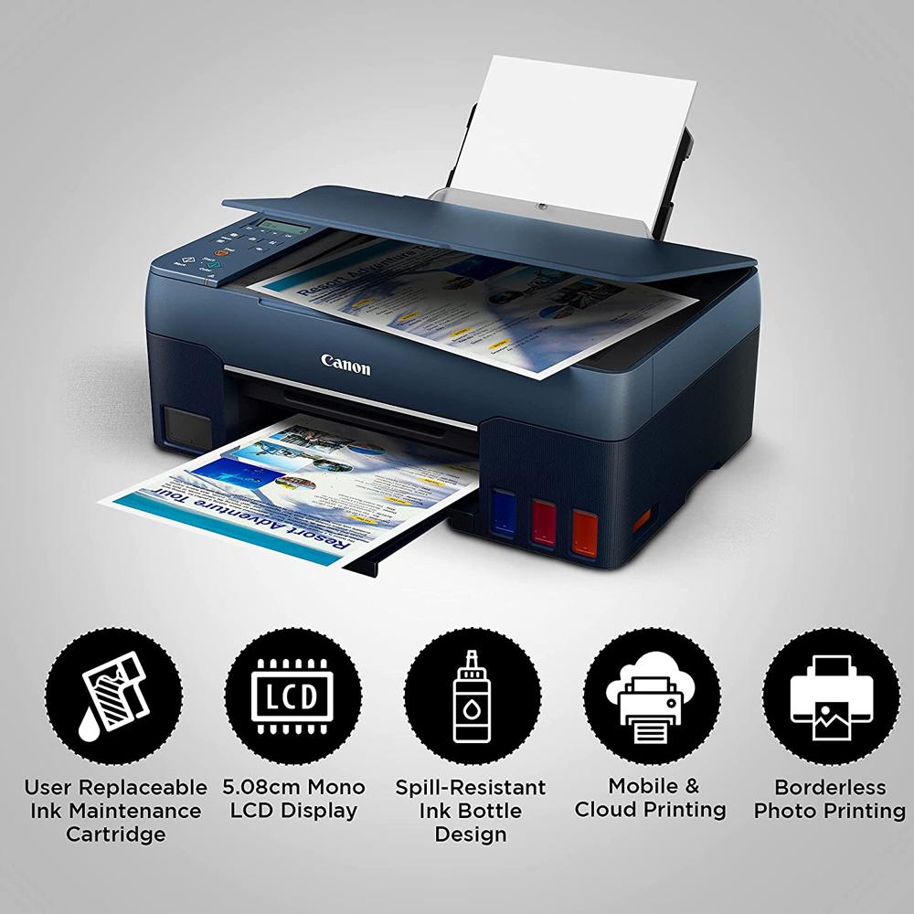 Canon PIXMA G3060 All-in-One High Speed Wi-Fi Ink Tank Colour Printer