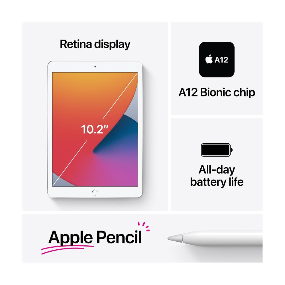 Apple iPad 8th Gen 25.90 cm (10.2 inch) Wi-Fi Tablet, 32 GB, Space Grey 