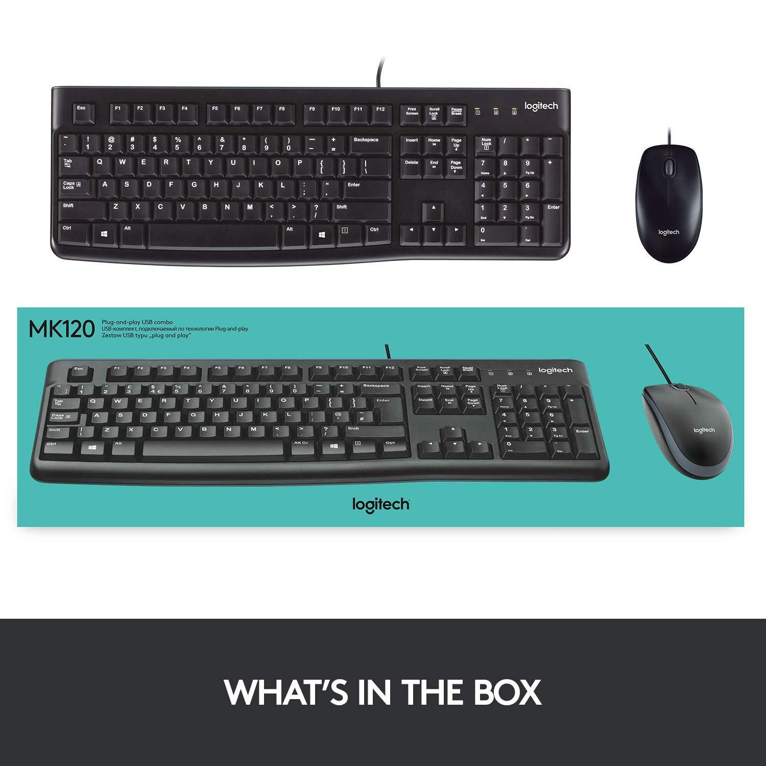 Logitech Mk 120 Wired Combo