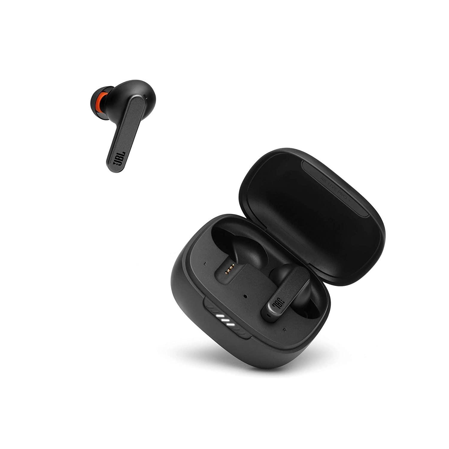 JBL Live Pro+ TWS, Adaptive Noise Cancellation Earbuds with Mic (Black)