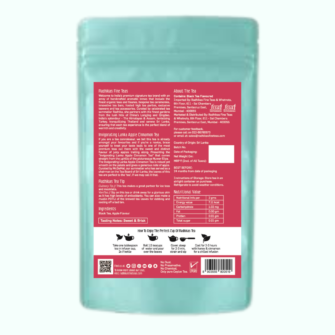 INVIGORATING Lanka Apple Cinnamon Tea