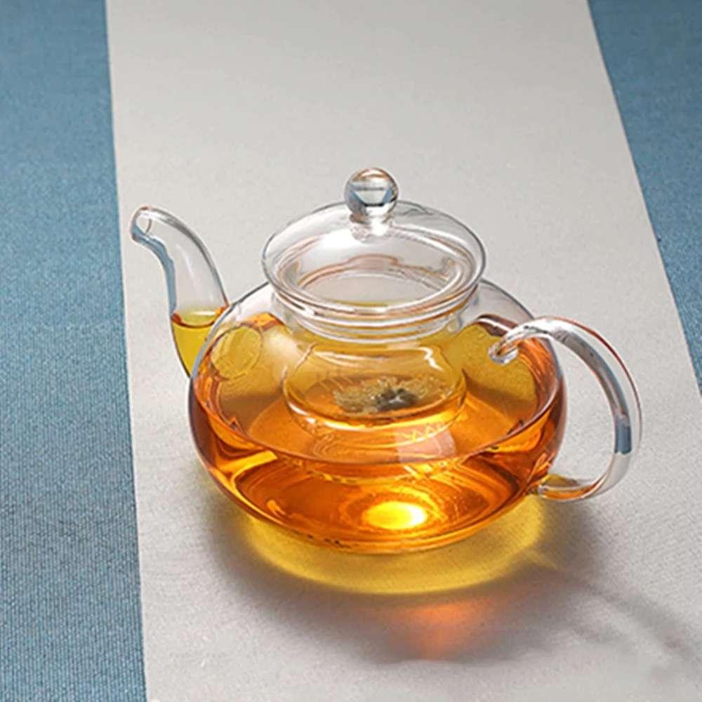 Victorian Round Glass Kettle With Infuser