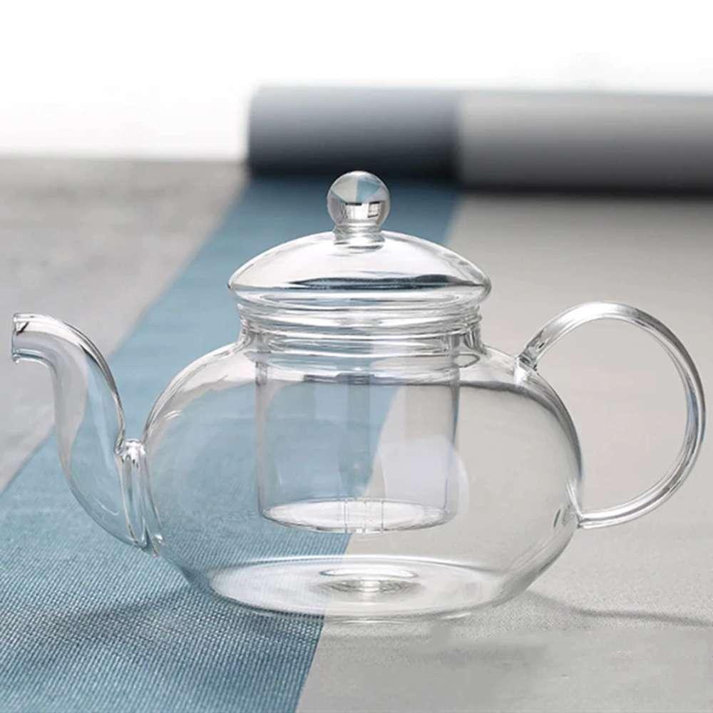 Victorian Round Glass Kettle With Infuser