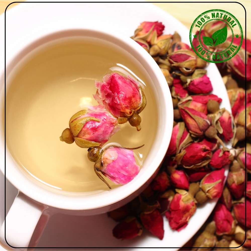BEAUTEA China Baby Rose Buds Decaf Tisane 