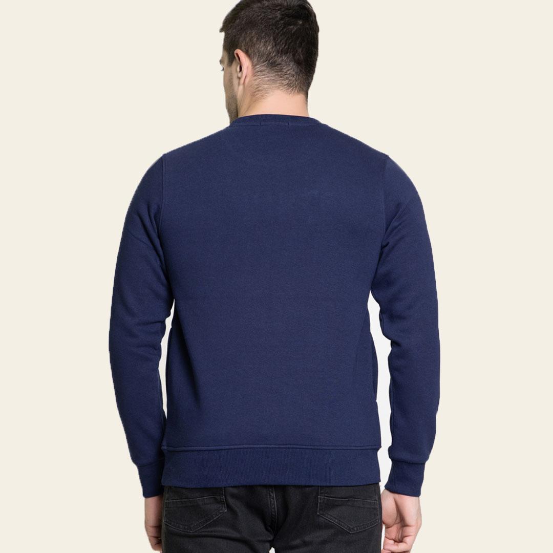 Navy Round Neck Sweatshirt
