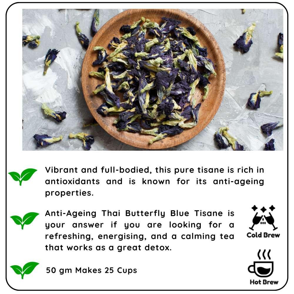REVVS UP METABOLISM Butterfly Blue Tisane - A Magical and Colorful Drink