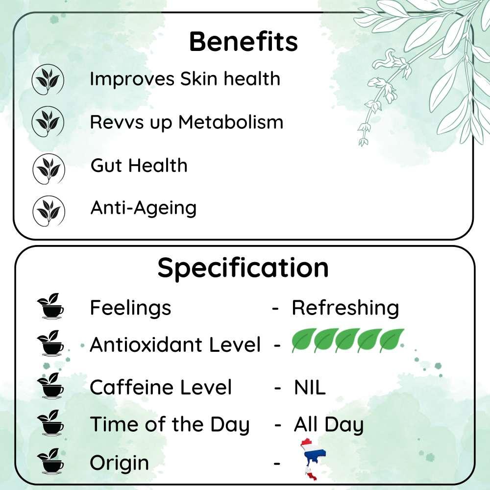 REVVS UP METABOLISM Butterfly Blue Tisane - A Magical and Colorful Drink