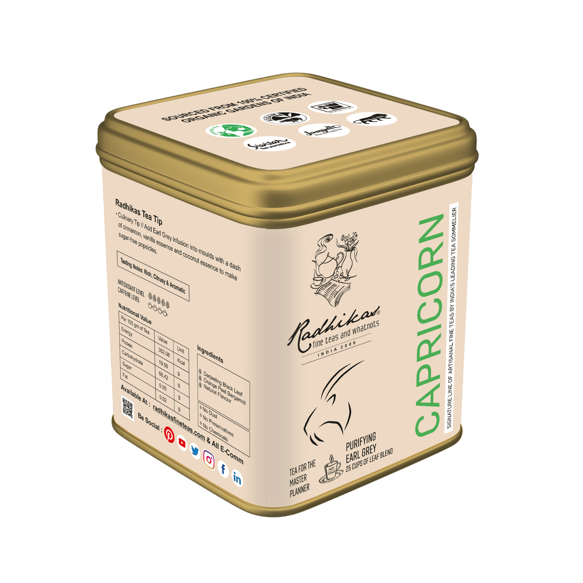Capricorn Earl Grey Tea