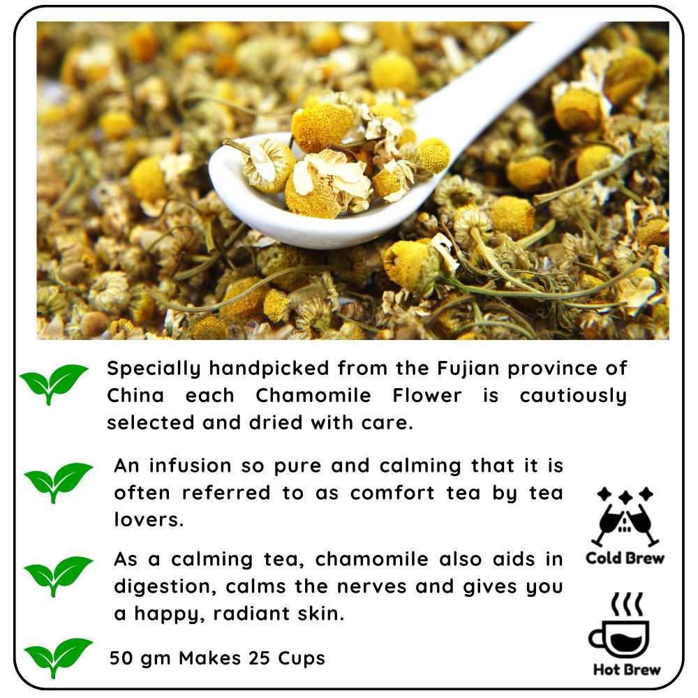 CALMING Chamomile Flower Decaf Chinese Tisane