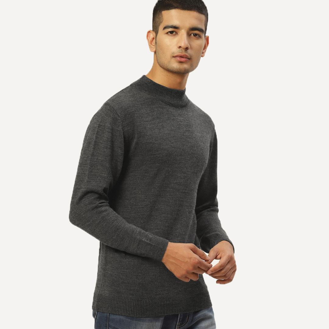 Maroon Solid Pullover
